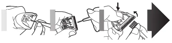 Panasonic ER1421 ER1411 AC Rechargeable Professional Hair Clipper - Fig9