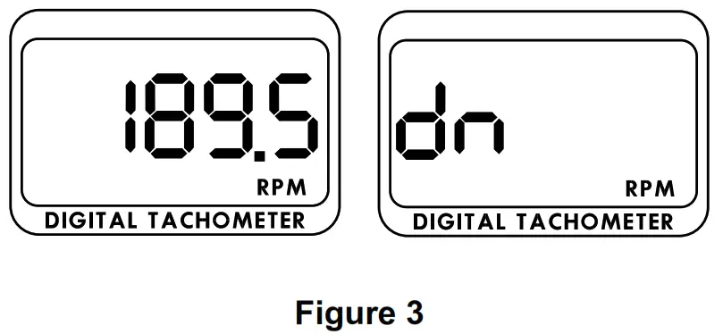 Dwyer TAC-L Series Portable Digital Tachometer - Figure 3