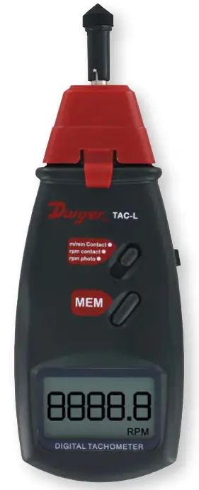 Dwyer TAC-L Series Portable Digital Tachometer