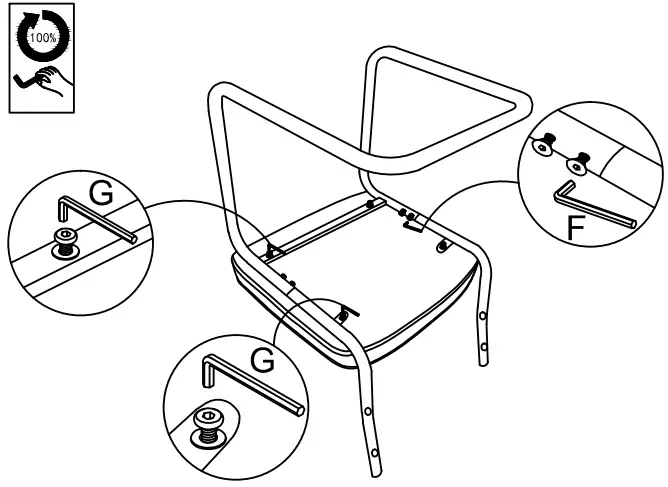 DIMEhouse 2361977 Remo Dining Red Chair-fig5