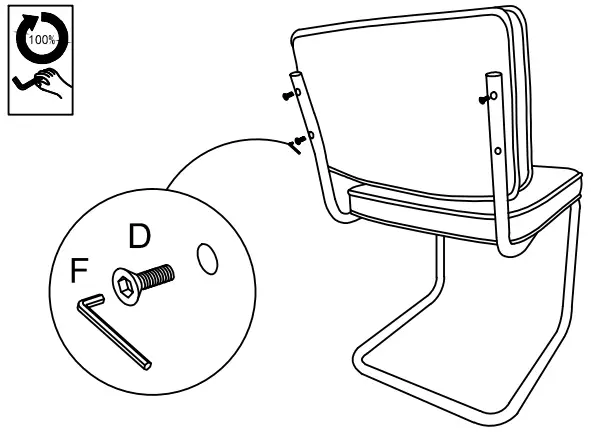 DIMEhouse 2361977 Remo Dining Red Chair-fig6