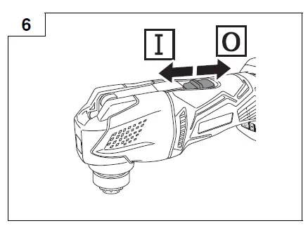HIKOKI CV 18DBL 18V Electric Multi-function Oscillating Tool fig 15