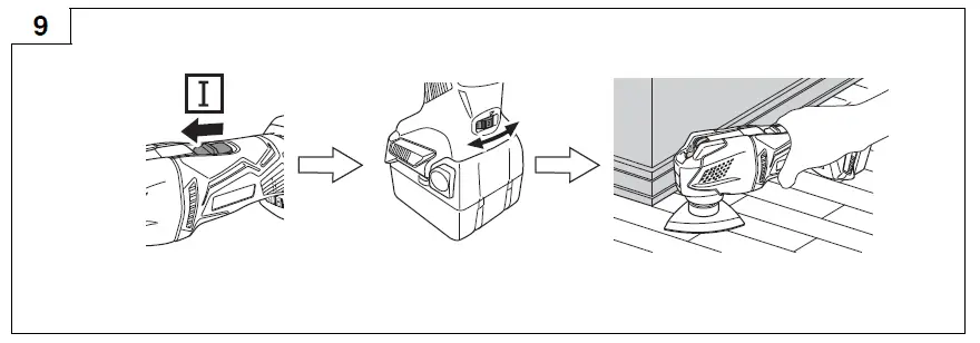 HIKOKI CV 18DBL 18V Electric Multi-function Oscillating Tool fig 18