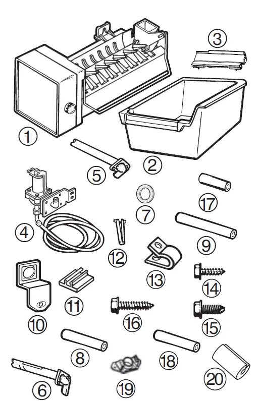CaptureICE MAKER COMPONENT GUIDE FIG 2
