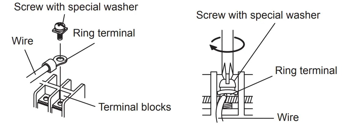 FUJITSU Halcyon BTU Ceiling Cassette Air Handler - Connection cable 3