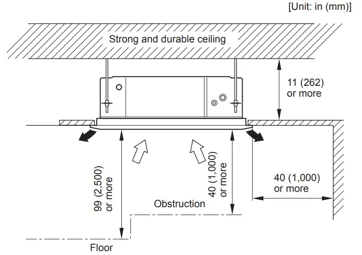 FUJITSU Halcyon BTU Ceiling Cassette Air Handler - Fig 16