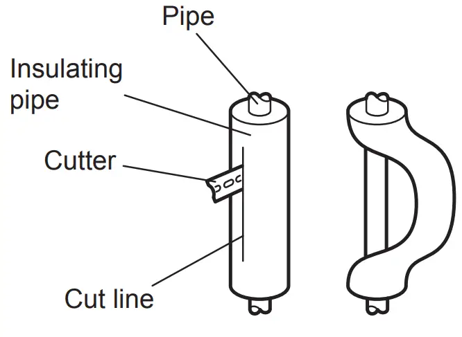 FUJITSU Halcyon BTU Ceiling Cassette Air Handler - drain pipe6