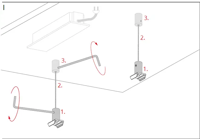KLUS-K-10-WL-Fastener-Suspending-LED-Lighting-Fixtures-fig-2