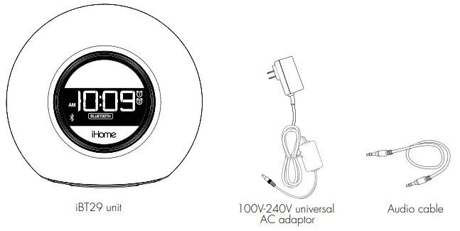 iHome iBT29BC Bluetooth Alarm Clock  (1)