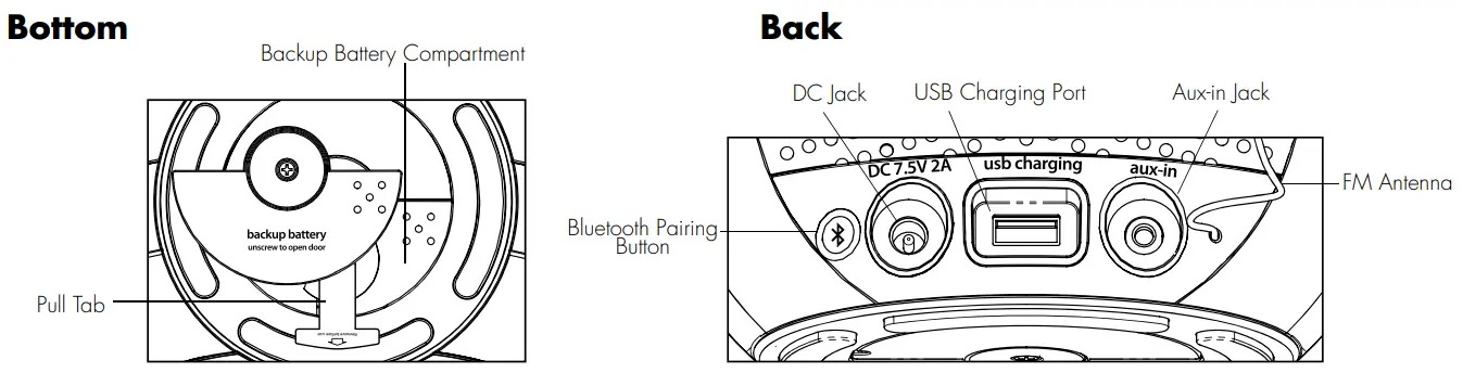 iHome iBT29BC Bluetooth Alarm Clock  (3)
