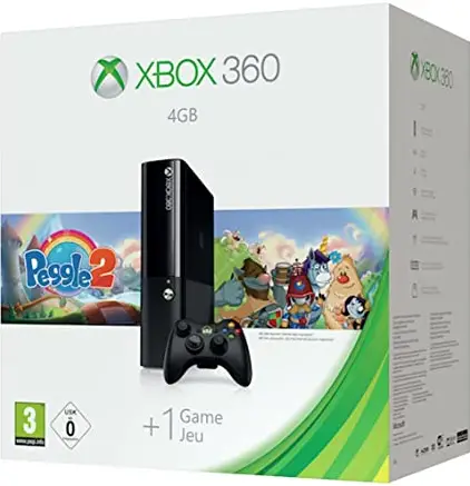 Xbox 360 L9V-00039 System Console with Peggle 2 Bundle