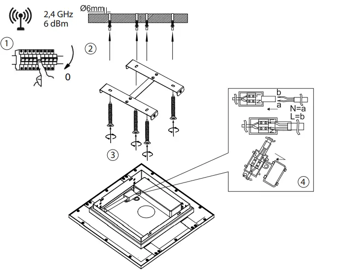 Neuhaus Lighting Group 12100-16 FLAT LED Ceiling Light 1