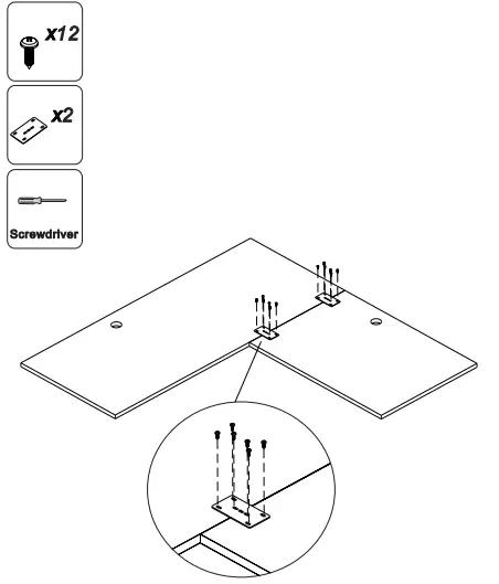EFFYDESK-L-Shaped-Desk-Instruction-fig-12