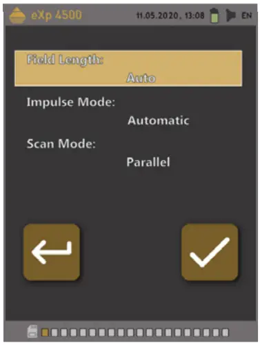 Open 3D Ground Scan and configure