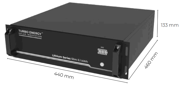TURBO ENERGY SOLAR INNOVATION Lithium Series Slim 48V 5.1kWh - icon3