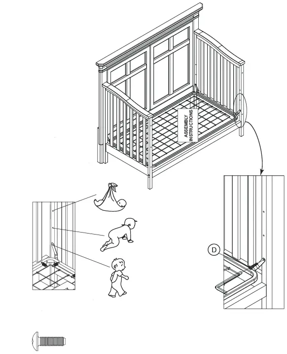 evolur-Signature-Provence-5-in-1-Convertible-Crib-FIG-7