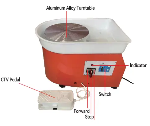VEVOR-GCJX-Series-Pottery-Wheel-Machine-fig-6