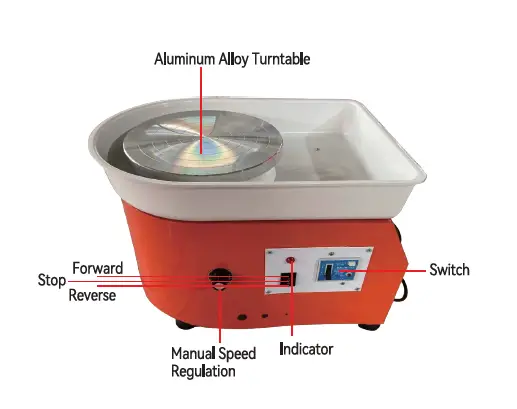 VEVOR-GCJX-Series-Pottery-Wheel-Machine-fig-7
