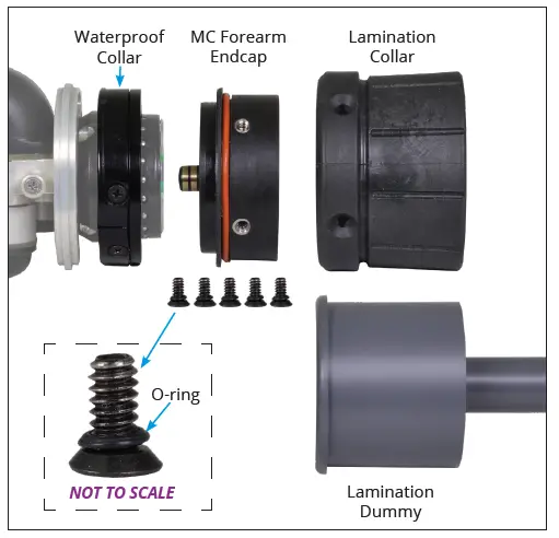 Fillauer MC-Waterproof-Collar-for-Quick-Disconnect-Wrist-FIG- (1)