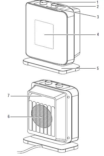 TROTEC TFC 15 E Fan Heater 3