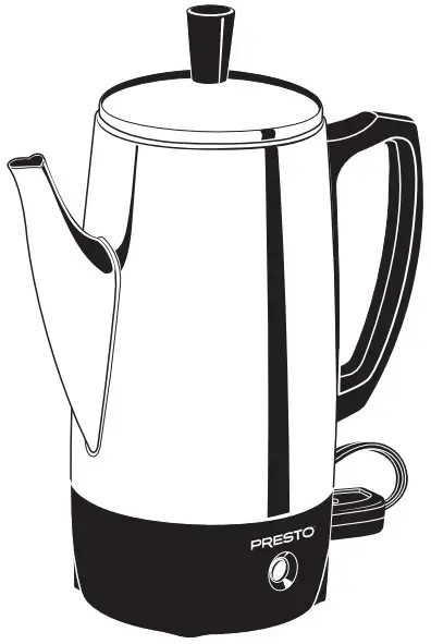PRESTO 6 Cup Stainless Steel Coffee Maker