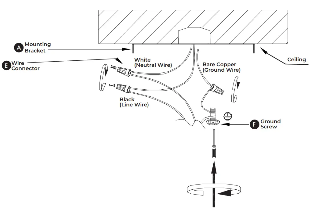 VONN VAC3315 5-Light Integrated LED Black Chandelier Lighting Fixture - fig 6