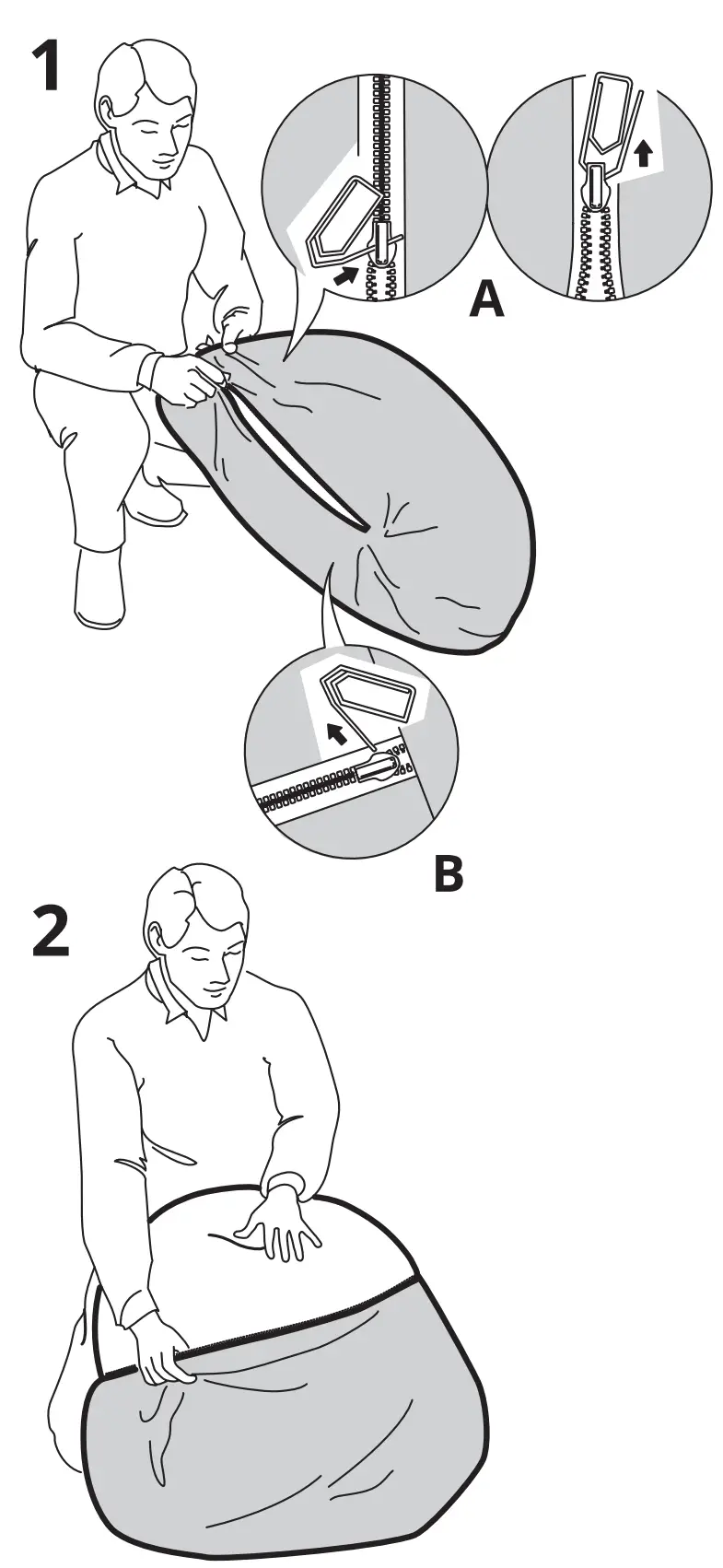 IKEA 103 129 11 BUSSAN Beanbag