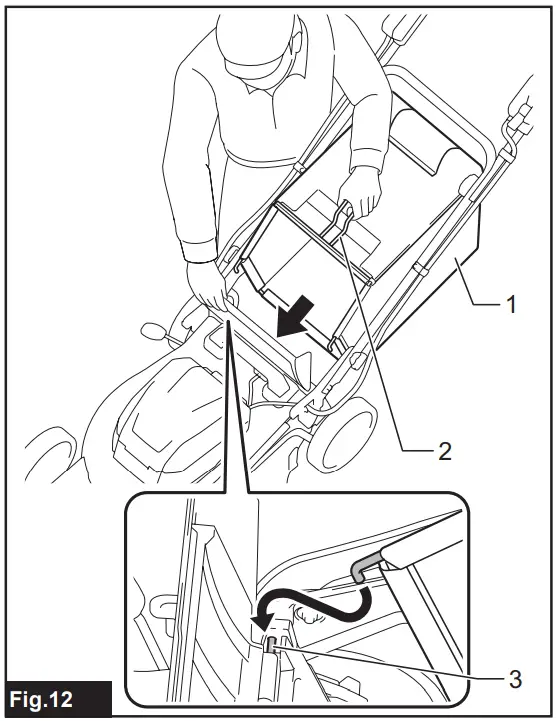 makita LM001G and PDC1200 Cordless Lawn Mower - Figure 13