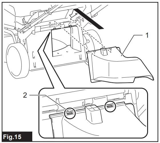 makita LM001G and PDC1200 Cordless Lawn Mower - Figure 16