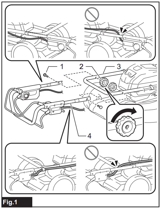 makita LM001G and PDC1200 Cordless Lawn Mower - Figure 2