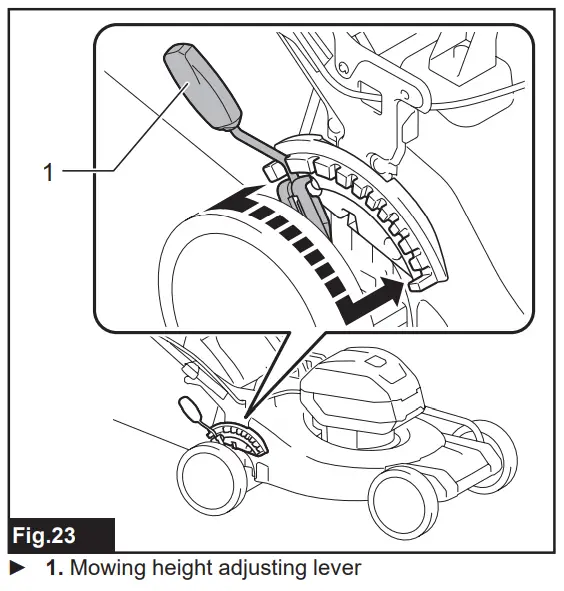 makita LM001G and PDC1200 Cordless Lawn Mower - Figure 24