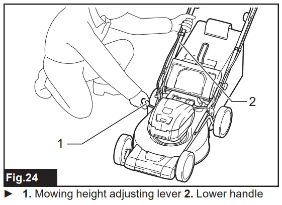 makita LM001G and PDC1200 Cordless Lawn Mower - Figure 24