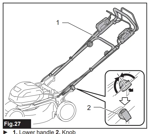 makita LM001G and PDC1200 Cordless Lawn Mower - Figure 24