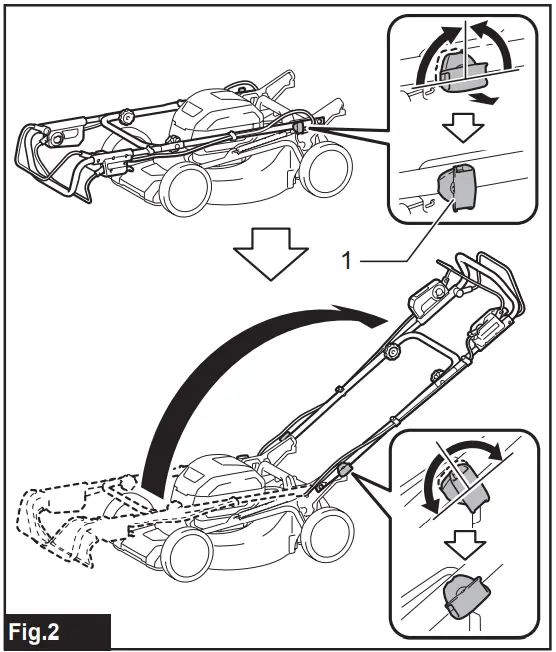 makita LM001G and PDC1200 Cordless Lawn Mower - Figure 3