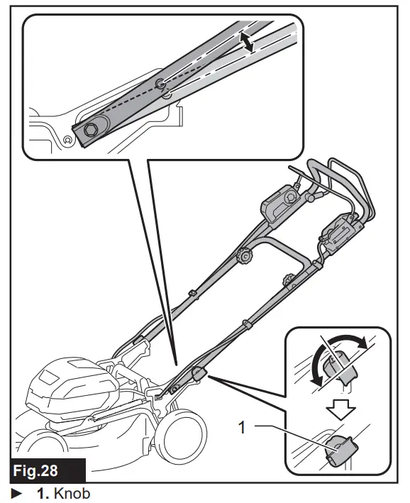 makita LM001G and PDC1200 Cordless Lawn Mower - Figure 30