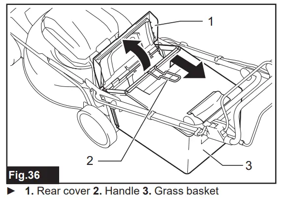 makita LM001G and PDC1200 Cordless Lawn Mower - Figure 39