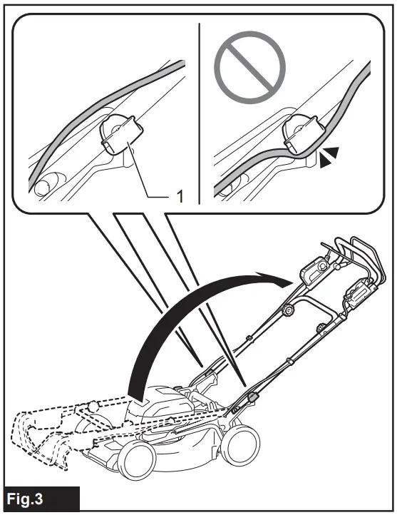 makita LM001G and PDC1200 Cordless Lawn Mower - Figure 3