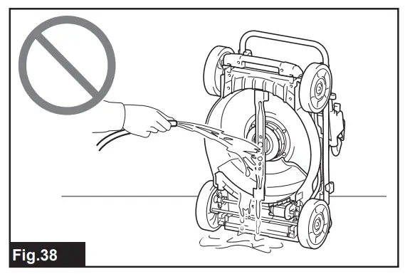 makita LM001G and PDC1200 Cordless Lawn Mower - Figure 41