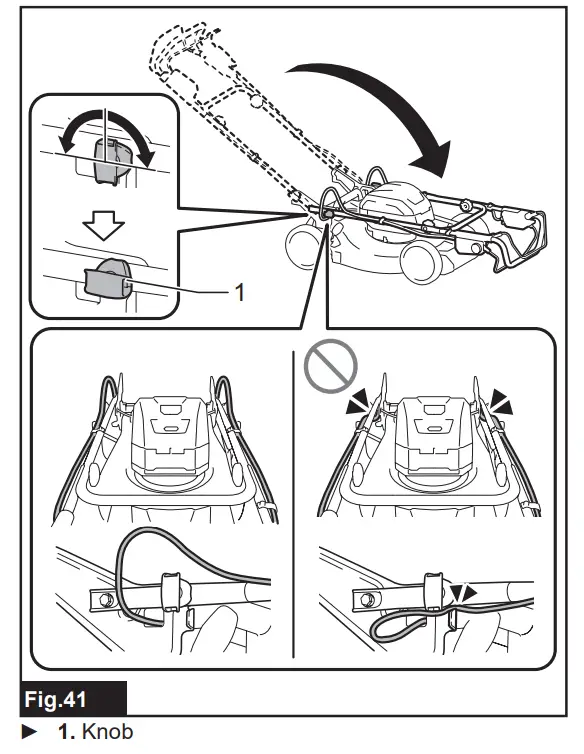 makita LM001G and PDC1200 Cordless Lawn Mower - Figure 44