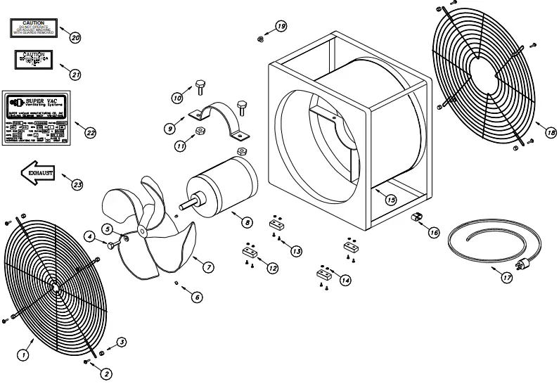 SUPER VAC F124 Ventilator-FIG2