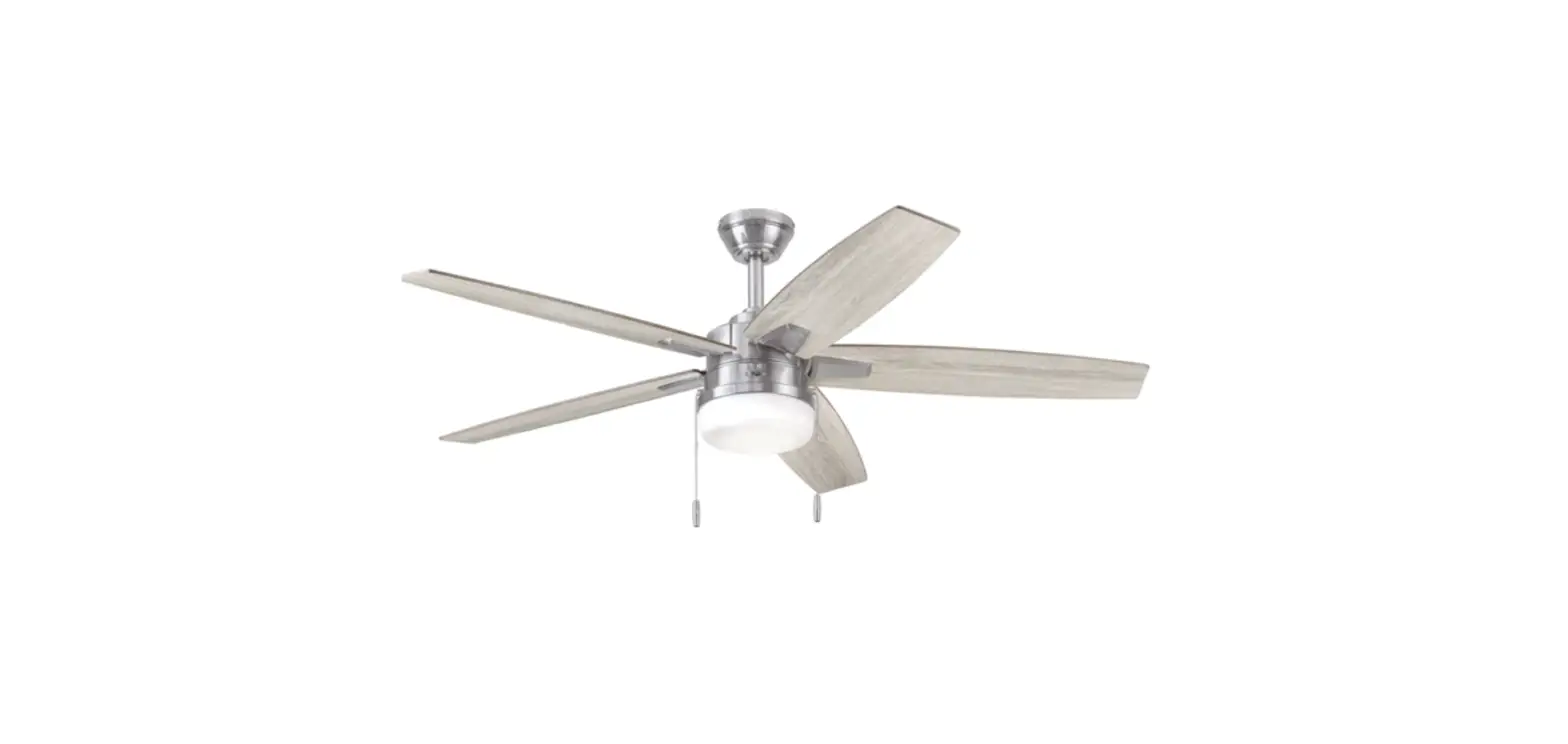 Harbor Breeze 42857 Brushed Nickel Indoor Ceiling Fan Instruction Manual