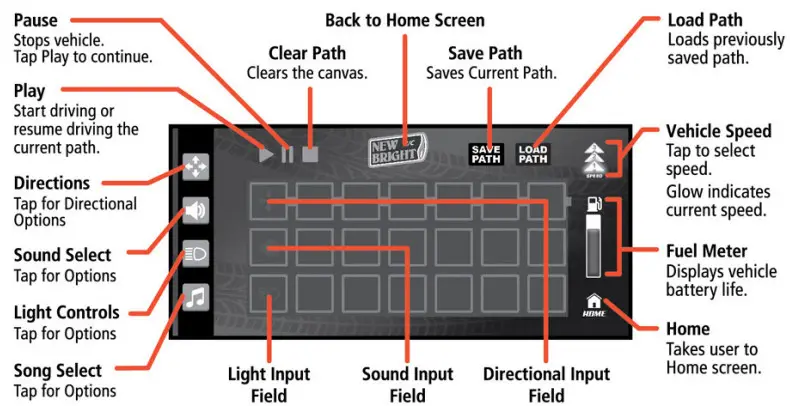 NEW BRIGHT 60806 App Driver Ford Bronco Battery Radio Control Truck - Fig7
