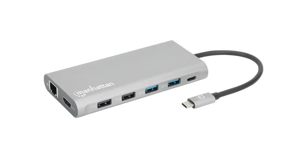 Manhattan 130660 Usb-c Pd 12-in-1 Triplemonitor Docking Station Instructions