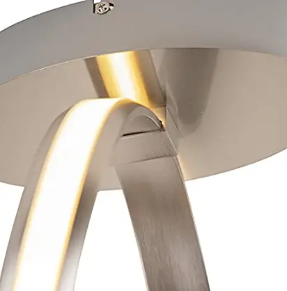 QAZQA 98212 Viola Due CL Satin Modern LED Ceiling Lamp - Copy