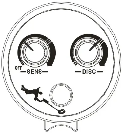 SuperEye Underwater Metal Detector MD6026 - CONTROL PANEL