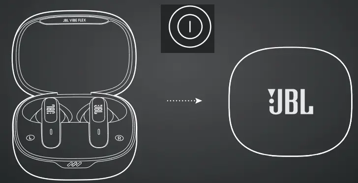 JBL Vibe Flex Wireless Black Earbuds - Fig 6