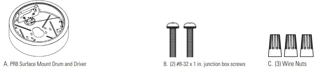 COOPERS IB517065ML PR8 Surface Mount - fig 1