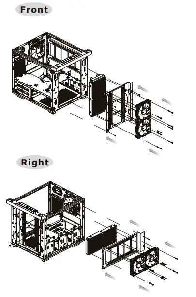 thermaltake CA-1V1-00S1WN-00 Divider 200 TG Micro Case - 11