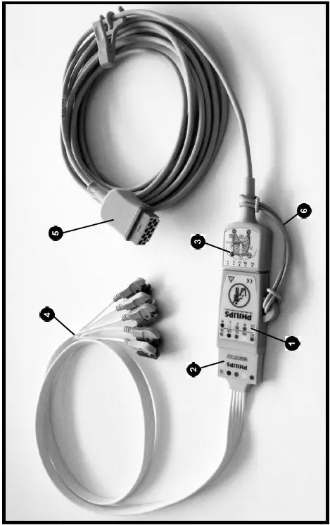 PHILIPS-ECG-Leadset-to-OEM-Trunk-Cable-5-Lead-Adapters-fig- (1)