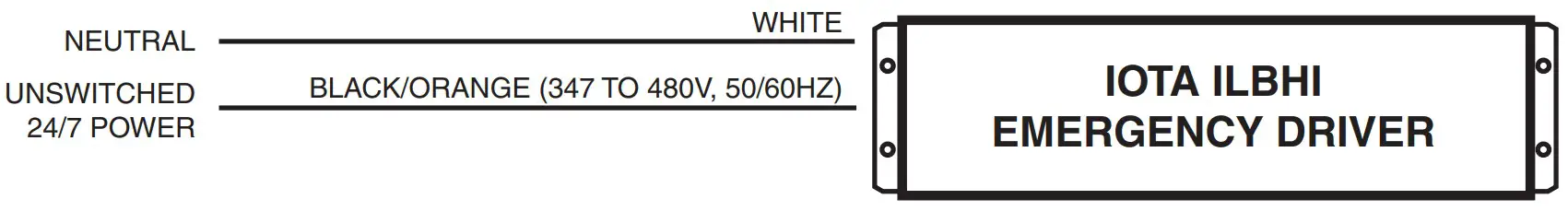 IOTA ILBHI CP15 HE SD Emergency LED Driver - FIGURE 6